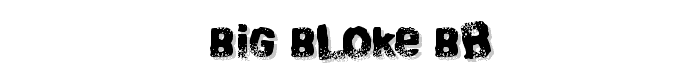 Big Bloke BB font